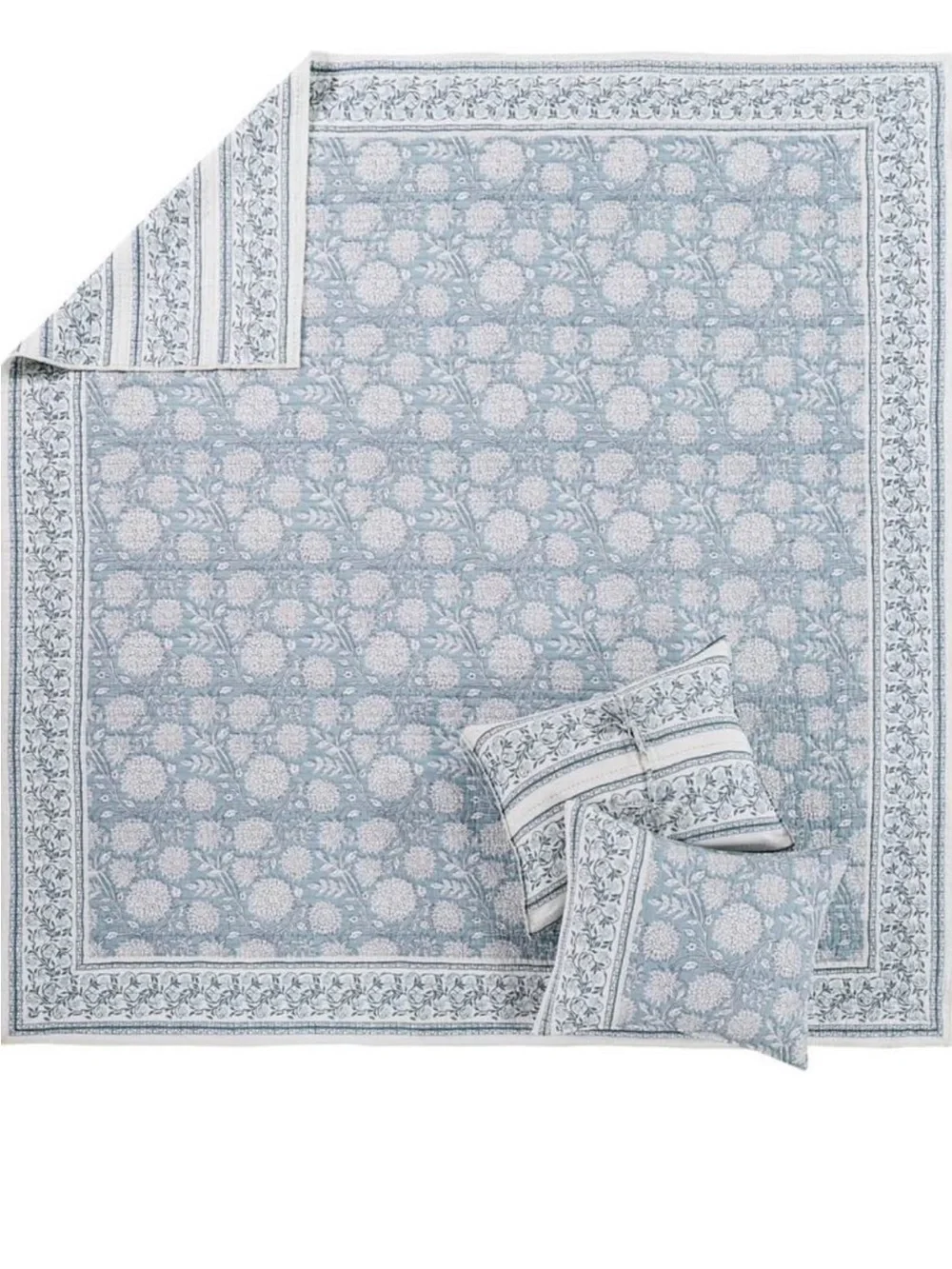 Levtex Home Adare Blue Reversible Full/Queen Quilt Set